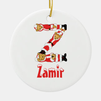 Ihr Name hier! Kundenspezifischer Teddybär Sankt Keramikornament