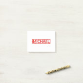 Ihr Name hier! Post-it Klebezettel (Auf Schreibtisch)