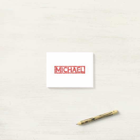 Ihr Name hier! Post-it Klebezettel (Auf Schreibtisch)