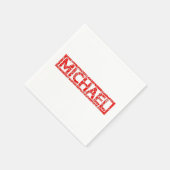 Ihr Name hier! Serviette (Ecke)