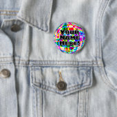 Ihr Name hier! (Sie können die Wörter ändern) Button (Beispiel)