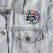 Ihr Name hier! (Sie können die Wörter ändern) Button (Beispiel)