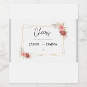 Ihr Name Hochzeitswein Bottel Weinetikett (Einzelnes Label)