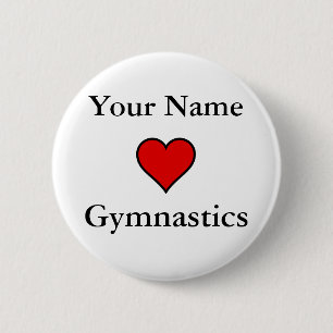 (Ihr Name) Hört Gymnastik Button