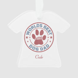 Ihr Name Hund Vater Akita Ugly Sweater Ornament