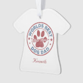 Ihr Name Hund Vater Chow Chow hässlich Sweater Ornament (Vorderseite)