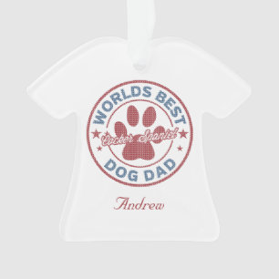 Ihr Name Hund Vater Cocker Spaniel Ugly Sweater Ornament