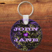 Ihr Name + Ihr Honigname Schlüsselanhänger (Vorderseite)