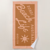 IHR Name, IHR kundenspezifisches Badetuch des (Vorderseite)