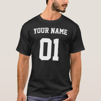 Ihr Name Ihre Zahl T-Shirt