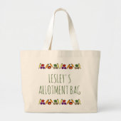 Ihr Name, Ihre Zuteilungstasche, farbiges Gemüse, Jumbo Stoffbeutel (Vorne)