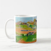 Ihr Name Impressionist Pastoral Gemälde Gauguin Kaffeetasse (Links)