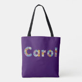 Ihr Name in künstlerischen Blumenbriefen / Carol T Tasche (Rückseite)