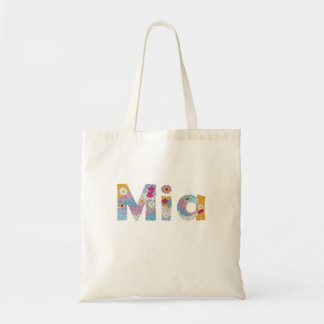 Ihr Name in künstlerischen Blumenbriefen / Mia Tragetasche