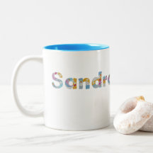 Ihr Name in künstlerischen Blumenbriefen / Sandra