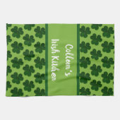 Ihr Name Irische Küche St. Patrick's Day Geschirrtuch (Horizontal)