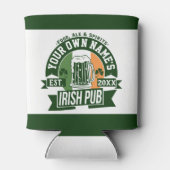 IHR NAME Irish Pub | Funny St Patrick's Day Party Dosenkühler (Rückseite)