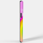 Ihr Name ist 4 Buchstaben Regenbogen hellrosa iPho Case-Mate iPhone Hülle (Rückseite / Rechts)