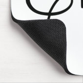 Ihr Name ist Emma Calligraphie Mousepad (Ecke)