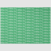 Ihr Name ist grün Seidenpapier (Vorderseite)