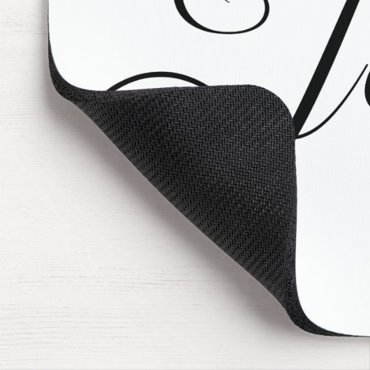 Ihr Name ist Jessica Calligrafy Mousepad (Ecke)