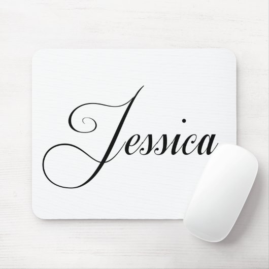 Ihr Name ist Jessica Calligrafy Mousepad (Mit Mouse)