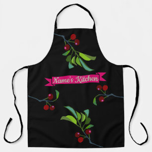 Ihr Name ist Kitchen Three Cherries Tree Limbs Schürze