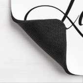 Ihr Name ist Lauren Calligraphy Mousepad (Ecke)