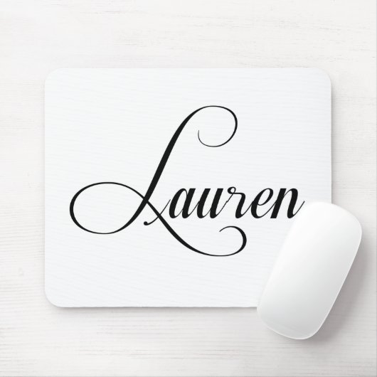 Ihr Name ist Lauren Calligraphy Mousepad (Mit Mouse)