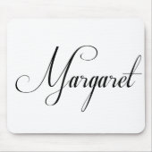 Ihr Name ist Margaret Calligraphie Mousepad (Vorne)