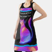 Ihr Name ist nur Liebe Katzen Niedlich Cat Zitat Schürze (InSitu)