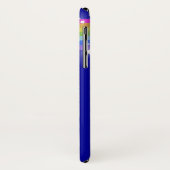 Ihr Name ist regenblau pink Case-Mate iPhone Hülle (Hinten/Links)