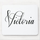 Ihr Name ist Victoria Calligraphie Mousepad (Vorne)