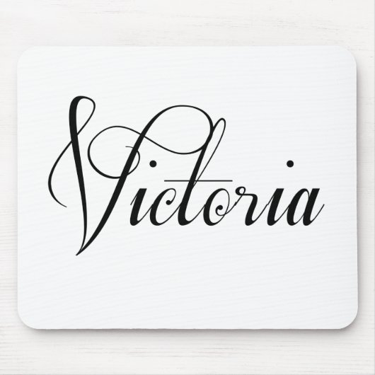 Ihr Name ist Victoria Calligraphie Mousepad (Vorne)