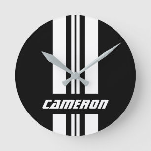 Ihr Name ist voll benutzerdefiniert gestrichene St Runde Wanduhr