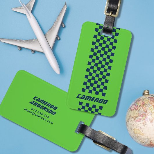 Ihr Name ist vollständig benutzerdefiniert, geprüf Gepäckanhänger