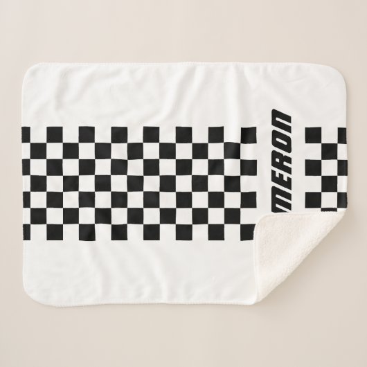 Ihr Name ist vollständig benutzerdefiniert, geprüf Sherpadecke (Vorderseite (Horizontal))