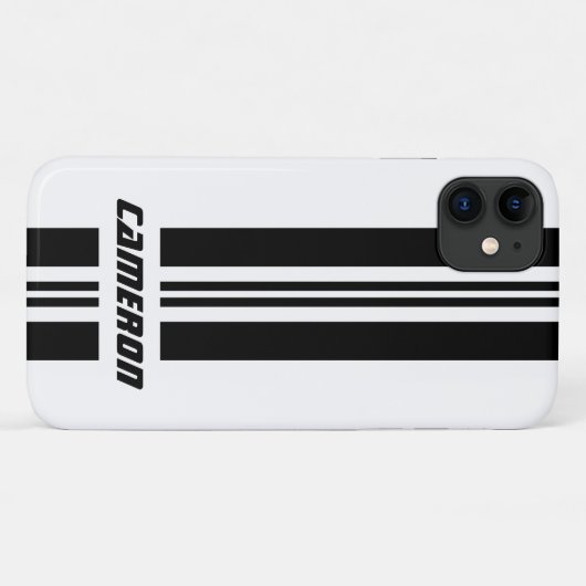 Ihr Name ist vollständig benutzerdefiniert gestric Case-Mate iPhone Hülle (Rückseite (Horizontal))