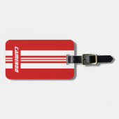 Ihr Name ist vollständig benutzerdefiniert gestric Gepäckanhänger (Vorderseite horizontal)