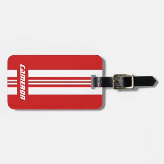 Ihr Name ist vollständig benutzerdefiniert gestric Gepäckanhänger (Vorderseite horizontal)