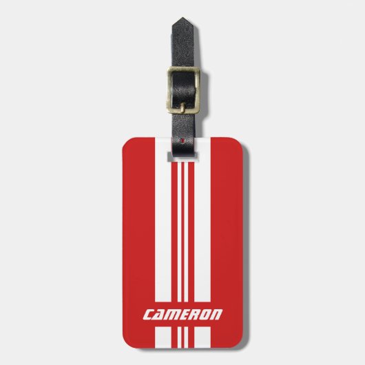 Ihr Name ist vollständig benutzerdefiniert gestric Gepäckanhänger (Vorderseite vertikal)