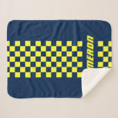 Ihr Name ist vollständig benutzerdefinierter Farbs Sherpadecke (Vorderseite (Horizontal))