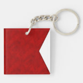 Ihr Name + Kennzeichen B Bravo Schlüsselanhänger (Rückseite)