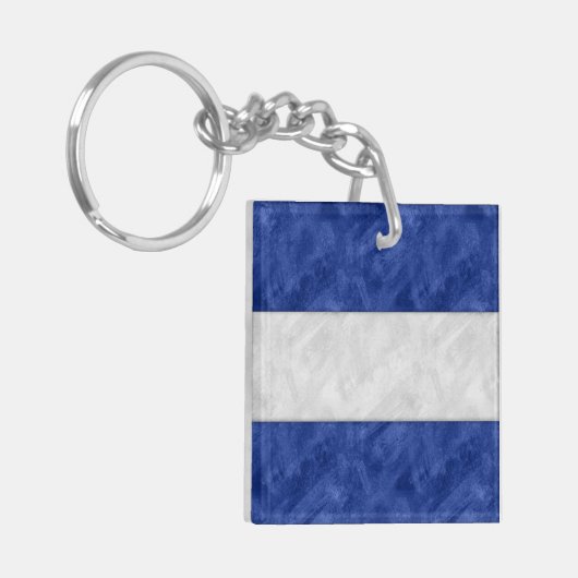 Ihr Name + Kennzeichen J Juliet Schlüsselanhänger (Vorderseite links)