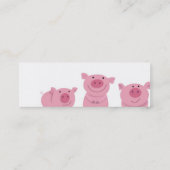 Ihr Name, Kontakt #1, Kontakt #2 Mini Visitenkarte (Rückseite)