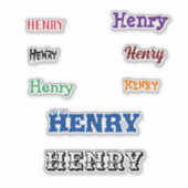 Ihr Name LAP Top-Aufkleber mehrfarbig Aufkleber (Vorderseite)