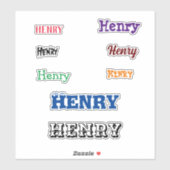 Ihr Name LAP Top-Aufkleber mehrfarbig Aufkleber (Blatt)