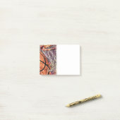 Ihr Name Mädchen Basketball Post-it Klebezettel (Auf Schreibtisch)