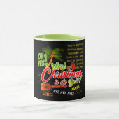 Ihr Name Marac und Cuatro Trini Christmas BLACK Tasse (Zentrum)