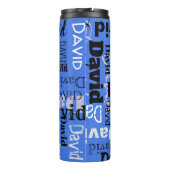 Ihr Name Maßgeschneiderter Wasserflaschen-Trinkbeh Thermosbecher (Rückseite)